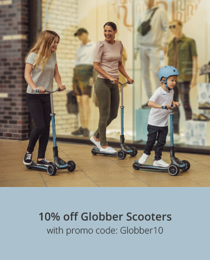 10% off Globber Scooters with discount code: GLOBBER10